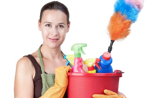 Professional end of tenancy cleaning in a bright living room