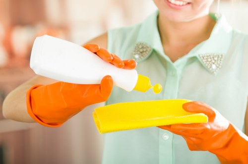 Bedroom dusting and floor cleaning in Paddington property